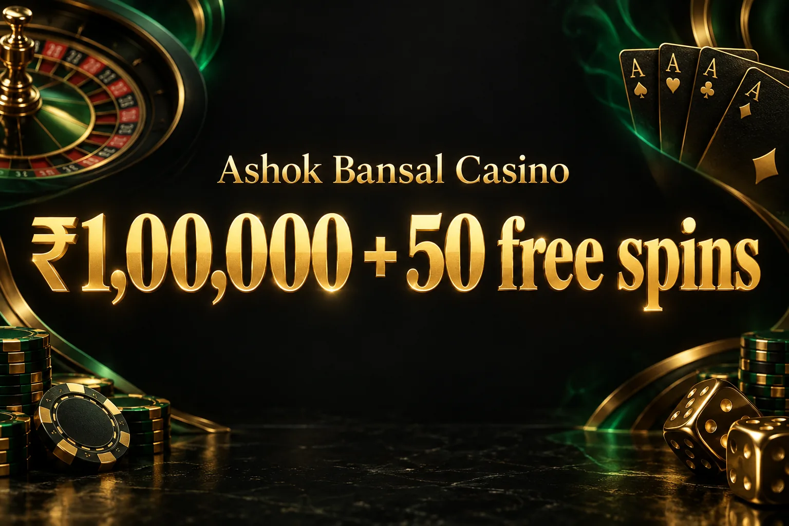 150% up to ₹1,00,000 + 50 free spins